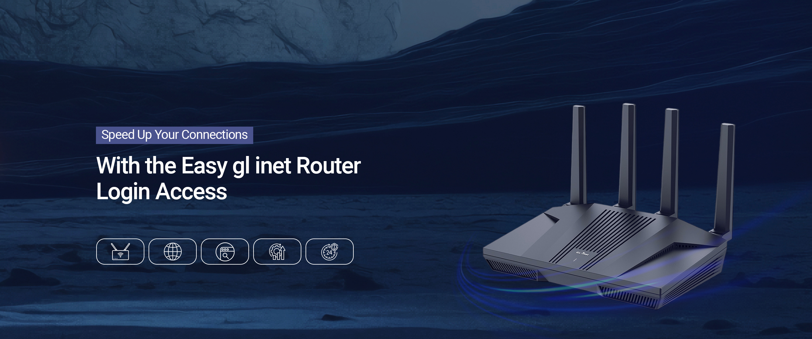 glinet router banner